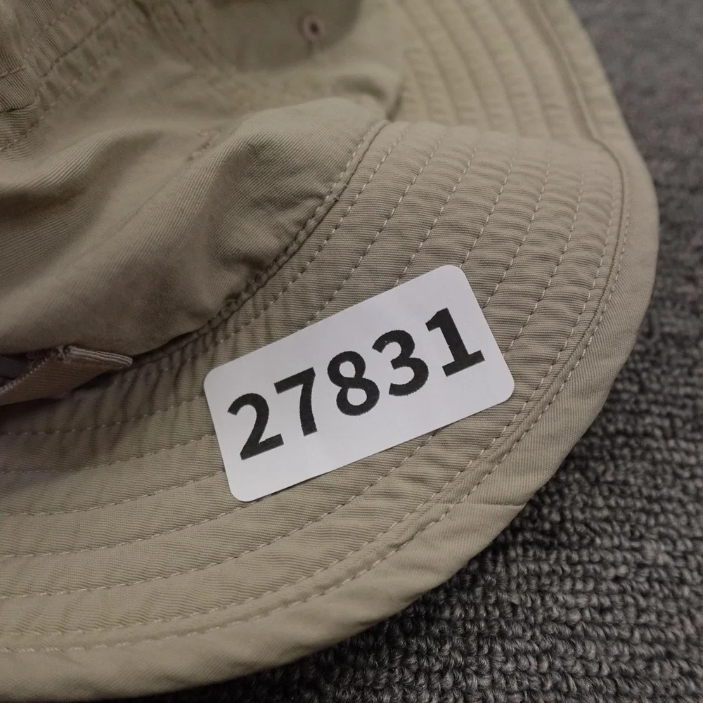 Patagonia Hat Bucket Boys Medium Beige Nylon Adjustable Chin Strap Summer
